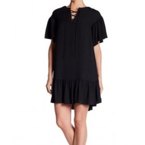 🌸Alton Grey Ruffle Hem Babydoll Dress